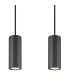 James Bar Pendant Ceiling Light Grey Matt 4x GU10-4