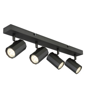James Ceiling Spotlight Bar Grey Matt 4x GU10-1