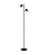 James Multi Arm Floor Lamp Matt Black 2x GU10-1