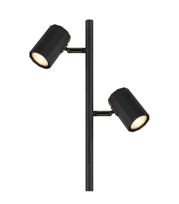 James Multi Arm Floor Lamp Matt Black 2x GU10-3