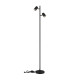 James Multi Arm Floor Lamp Matt Black 2x GU10-4