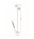 James Multi Arm Floor Lamp Matt Black 2x GU10-9