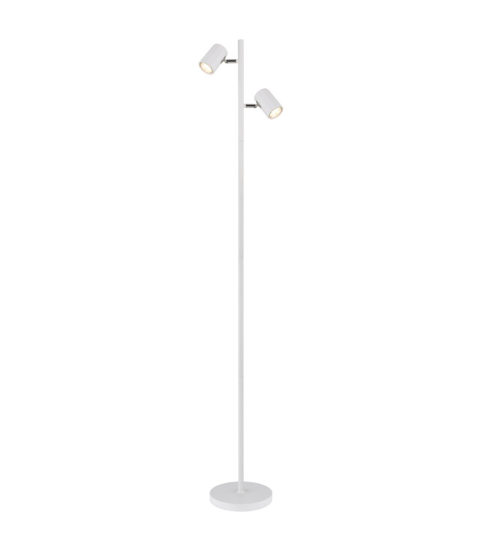 James Multi Arm Floor Lamp White Matt 2x GU10-1
