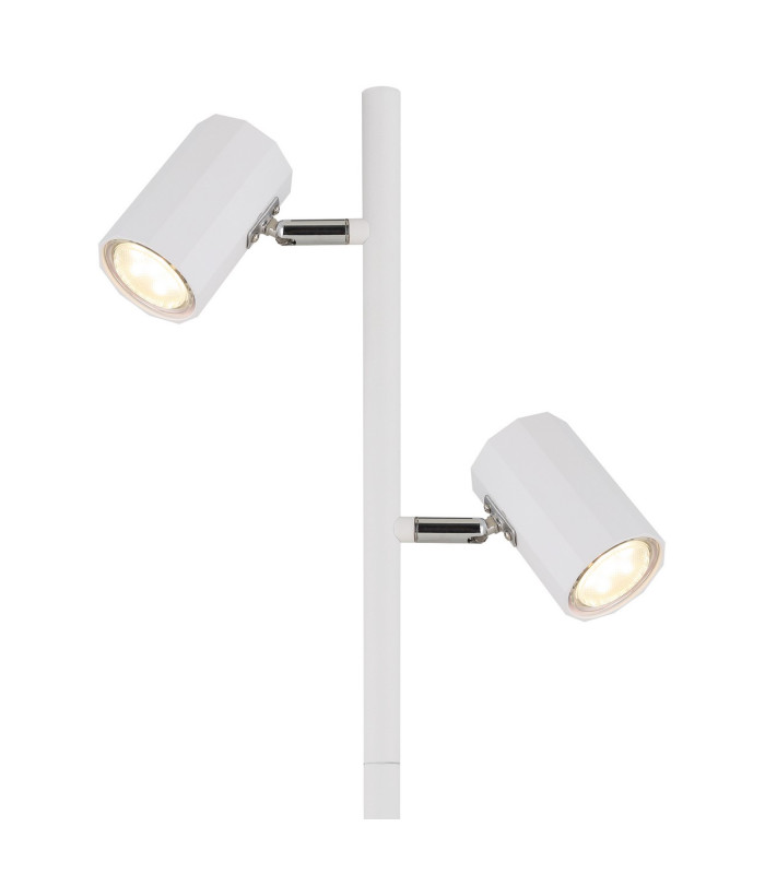 James Multi Arm Floor Lamp White Matt 2x GU10-3