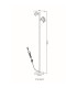 James Multi Arm Floor Lamp White Matt 2x GU10-9