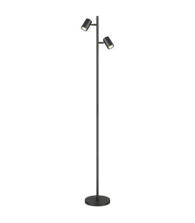 James Multi Arm Floor Lamp Grey Matt 2x GU10-1
