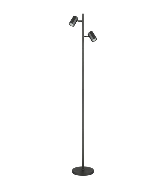 James Multi Arm Floor Lamp Grey Matt 2x GU10-2