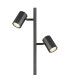James Multi Arm Floor Lamp Grey Matt 2x GU10-3