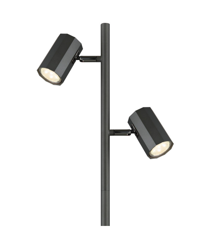James Multi Arm Floor Lamp Grey Matt 2x GU10-3