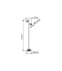 James Multi Arm Floor Lamp Grey Matt 2x GU10-9