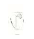 James Desk Task Lamp White Matt 1x GU10-8