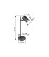 James Desk Task Lamp Grey Matt 1x GU10-9