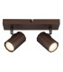James Twin Ceiling Spotlight Bronze Colored Matt 2x GU10-3