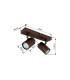 James Twin Ceiling Spotlight Bronze Colored Matt 2x GU10-9