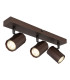 James Ceiling Spotlight Bar Bronze Colored Matt 3x GU10-1