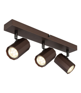 James Ceiling Spotlight Bar Bronze Colored Matt 3x GU10-1