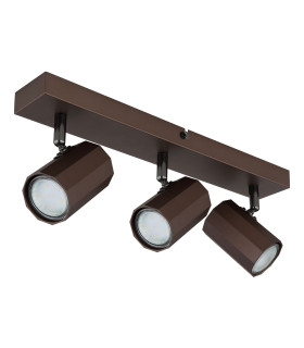 James Ceiling Spotlight Bar Bronze Colored Matt 3x GU10-2