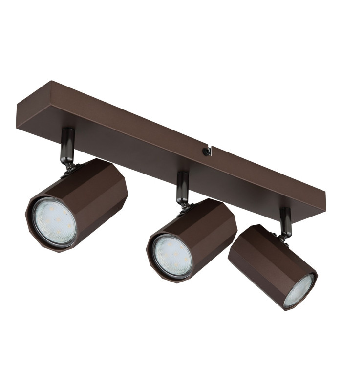 James Ceiling Spotlight Bar Bronze Colored Matt 3x GU10-2