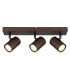 James Ceiling Spotlight Bar Bronze Colored Matt 3x GU10-3