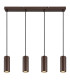 James Bar Pendant Ceiling Light Bronze Colored Matt 4x GU10-3