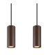 James Bar Pendant Ceiling Light Bronze Colored Matt 4x GU10-4