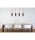 James Bar Pendant Ceiling Light Bronze Colored Matt 4x GU10-8