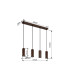 James Bar Pendant Ceiling Light Bronze Colored Matt 4x GU10-9