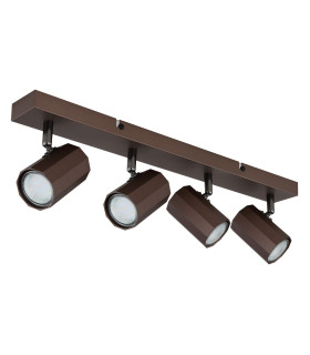 James Ceiling Spotlight Bar Bronze Colored Matt 4x GU10-2