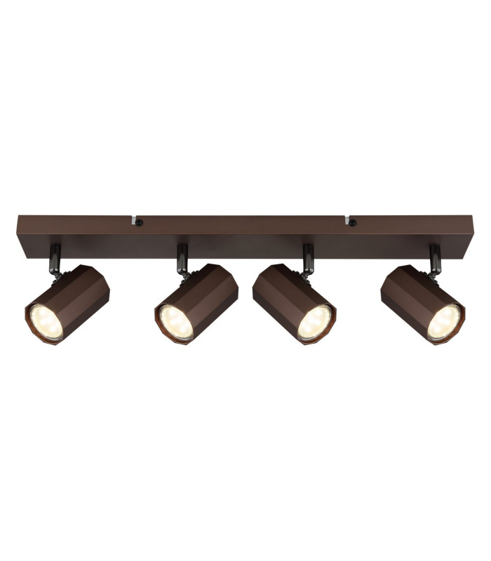 James Ceiling Spotlight Bar Bronze Colored Matt 4x GU10-3