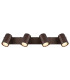 James Ceiling Spotlight Bar Bronze Colored Matt 4x GU10-4