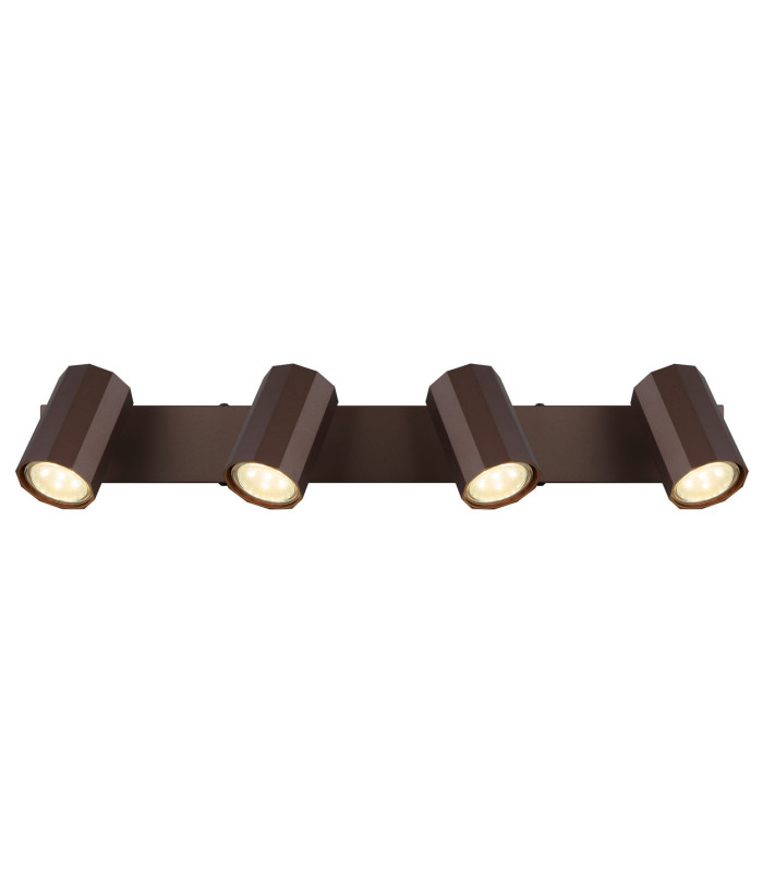 James Ceiling Spotlight Bar Bronze Colored Matt 4x GU10-4