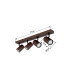 James Ceiling Spotlight Bar Bronze Colored Matt 4x GU10-10