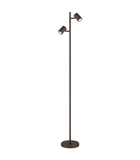 James Multi Arm Floor Lamp Bronze Colored Matt 2x GU10-1