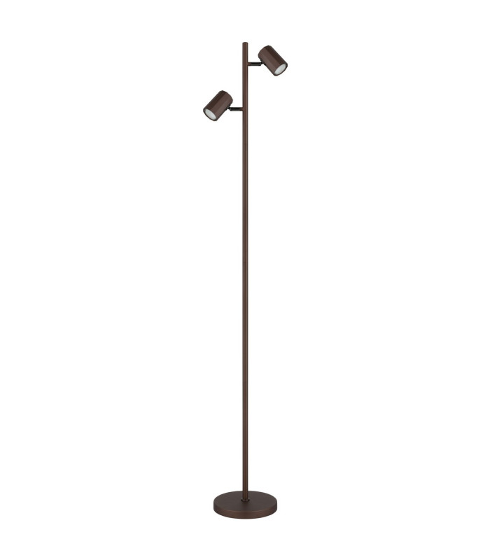 James Multi Arm Floor Lamp Bronze Colored Matt 2x GU10-2