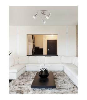 Matrix Ceiling Spotlight Clusters Nickel Matt 3x GU10 3000K-2