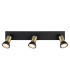 Drew Ceiling Spotlight Bar Matt Black Gold 3x GU10-4