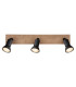 Drew Ceiling Spotlight Bar Dark Brown 3x GU10-4