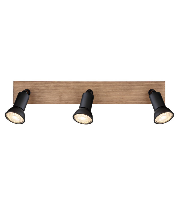 Drew Ceiling Spotlight Bar Dark Brown 3x GU10-4