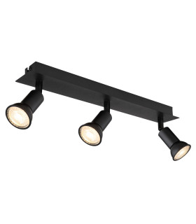Drew Ceiling Spotlight Bar Matt Black 3x GU10-1