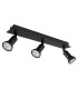 Drew Ceiling Spotlight Bar Matt Black 3x GU10-2