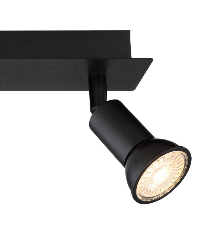 Drew Ceiling Spotlight Bar Matt Black 3x GU10-5