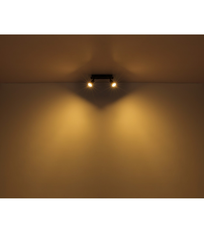 Drew Ceiling Spotlight Bar Matt Black 3x GU10-6