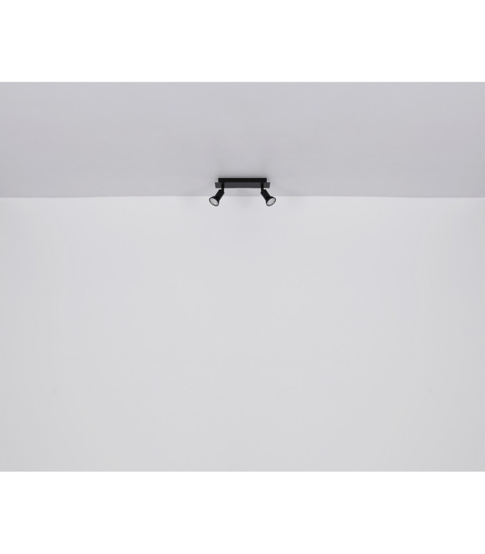 Drew Ceiling Spotlight Bar Matt Black 3x GU10-8
