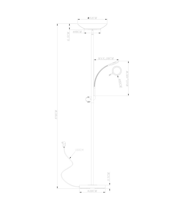 Deckenfluter Mother & Child Lamp 3x LED-7
