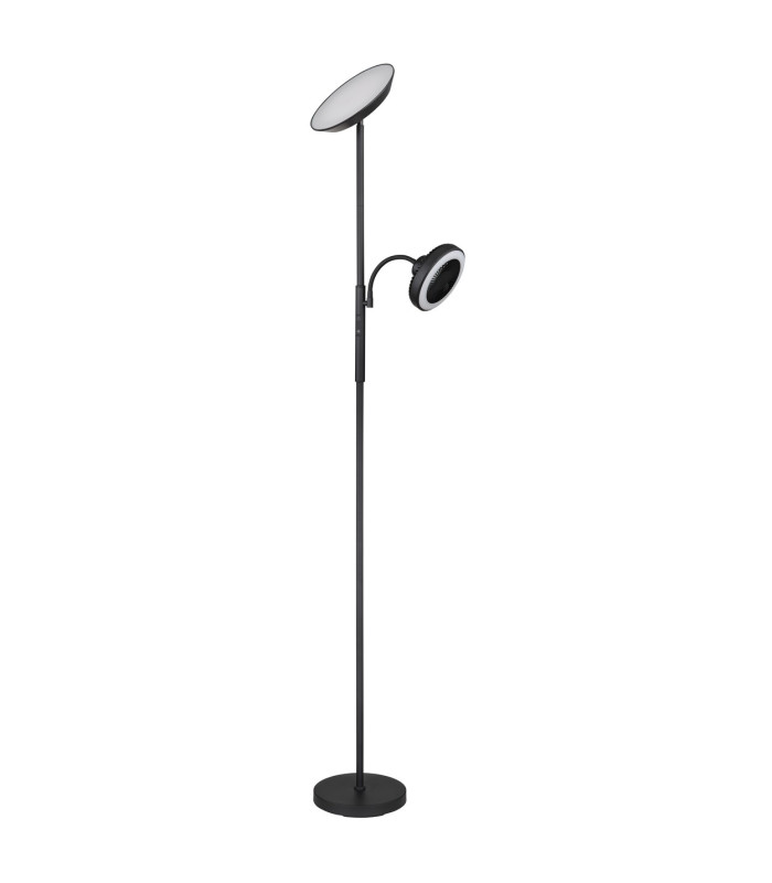 Davyd Mother & Child Lamp Matt Black LED Dimmable 2700-6500K Touch Dimmer-2