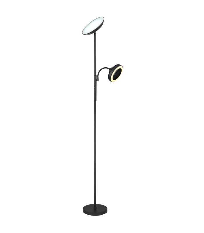 Davyd Mother & Child Lamp Matt Black LED Dimmable 2700-6500K Touch Dimmer-5