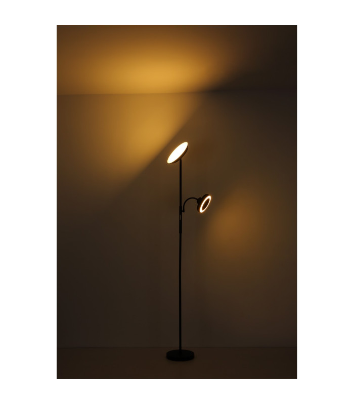 Davyd Mother & Child Lamp Matt Black LED Dimmable 2700-6500K Touch Dimmer-9
