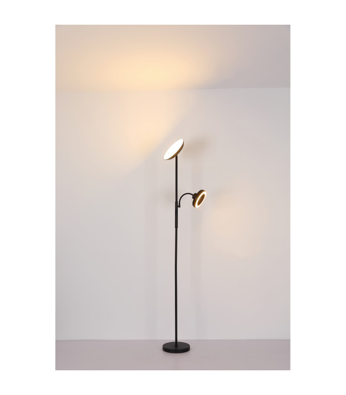 Davyd Mother & Child Lamp Matt Black LED Dimmable 2700-6500K Touch Dimmer-10