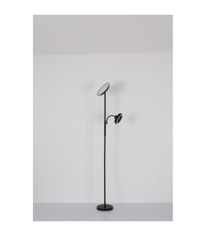 Davyd Mother & Child Lamp Matt Black LED Dimmable 2700-6500K Touch Dimmer-11