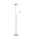 Ganina Mother & Child Lamp Nickel Matt Opal Glass Shade LED Dimmable 3000K Touch Dimmer-4